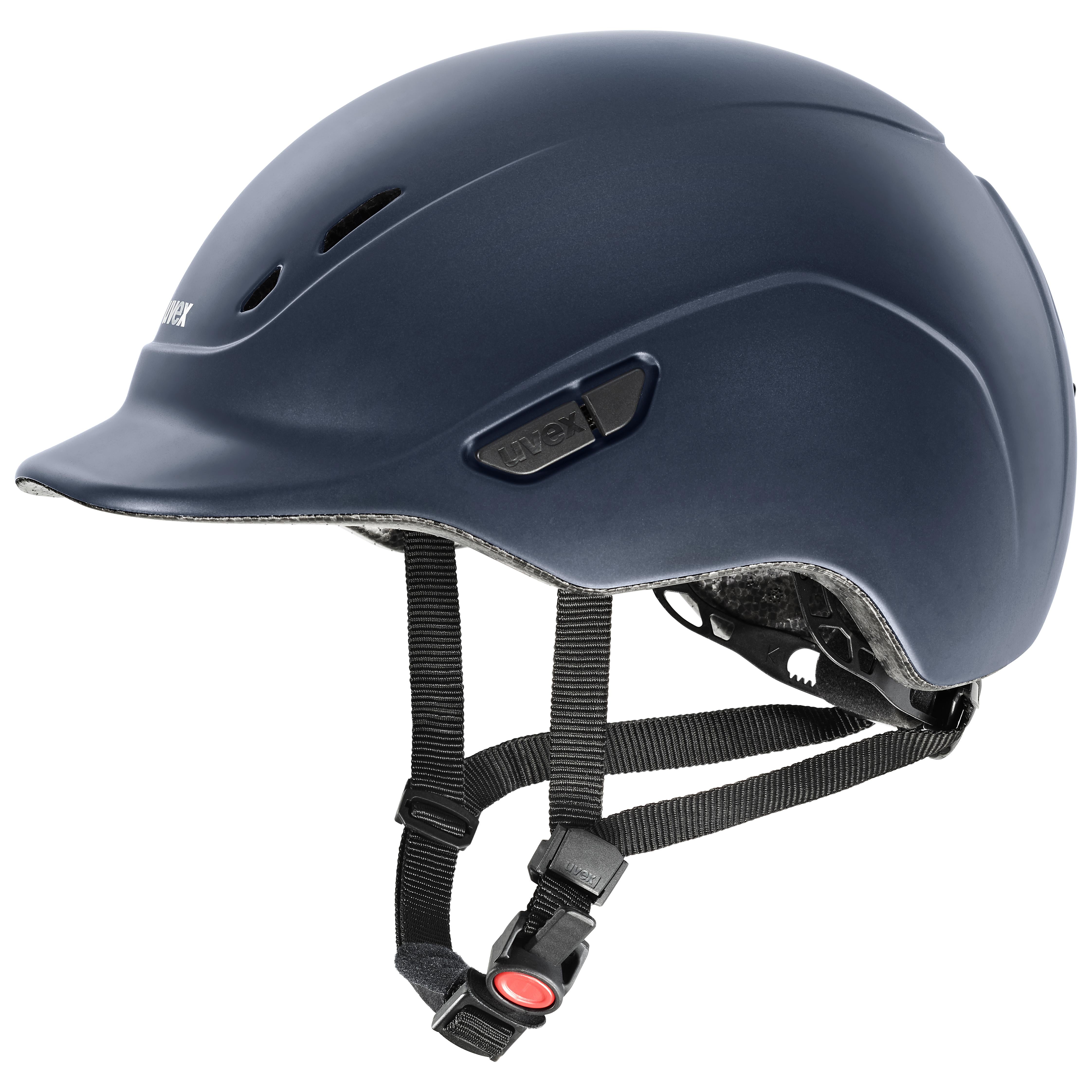 Uvex - Matt Navy - Verstellbare Kinderreitkappe Größe 49-54 cm