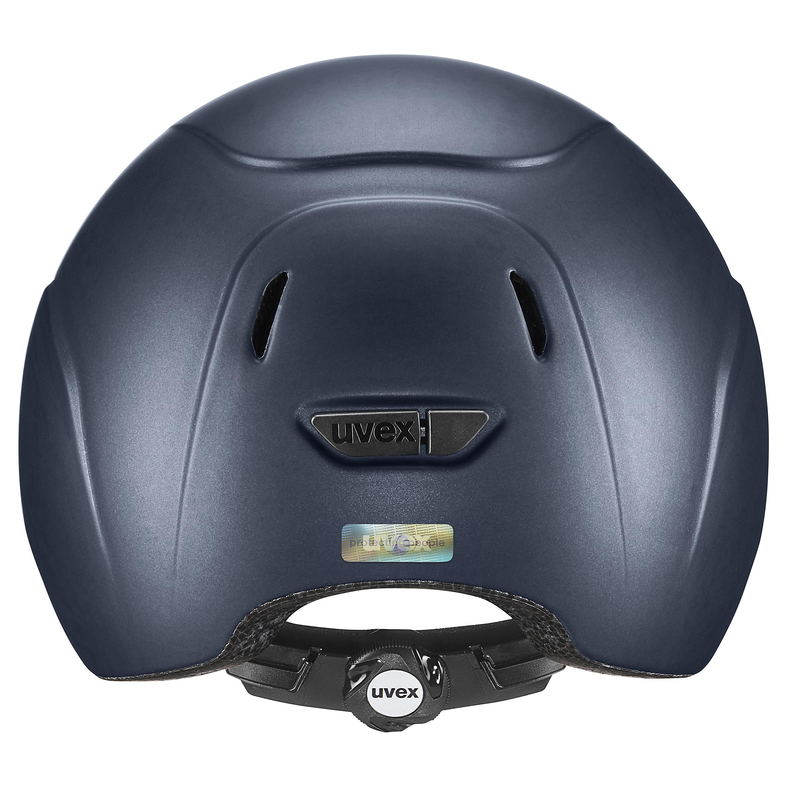 Uvex - Matt Navy - Verstellbare Kinderreitkappe Größe 49-54 cm