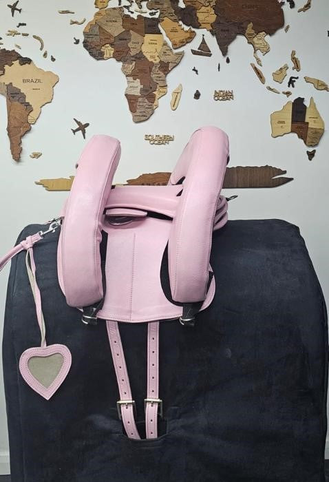 Selle Inky Dinky® en CUIR rose - NEUVE - Officiel